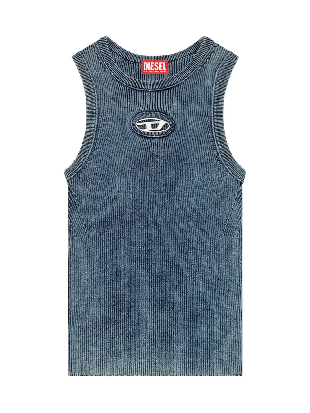 Diesel Ribbed Logo Tank top